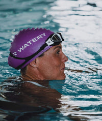Watery swim cap (from 12 years) - Signature - Red