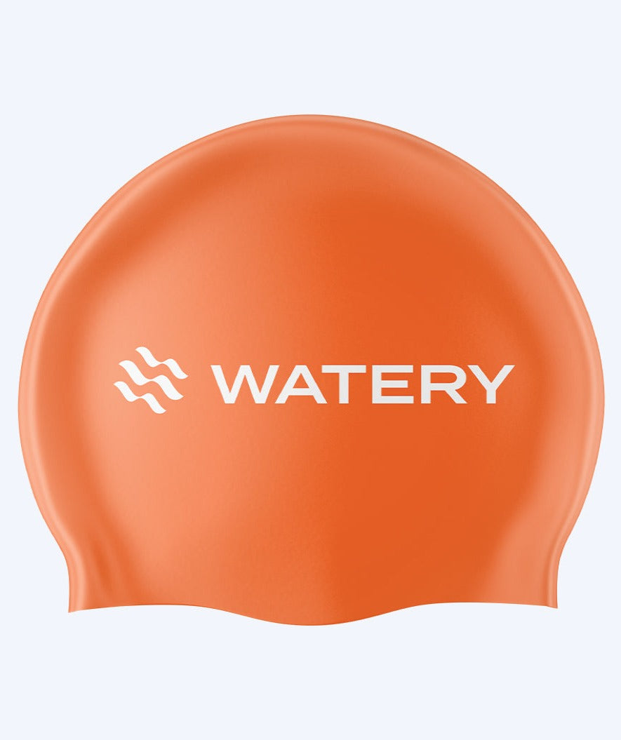 Watery swim cap (from 12 years) - Signature - Orange