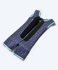 Watery wetsuit for kids - Baia Shorty - Atlantic Turquoise