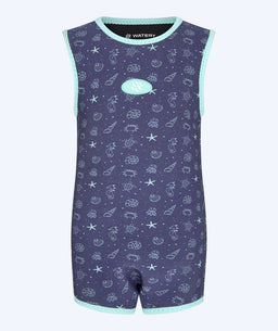 Watery wetsuit for kids - Baia Wrap - Atlantic Turquoise