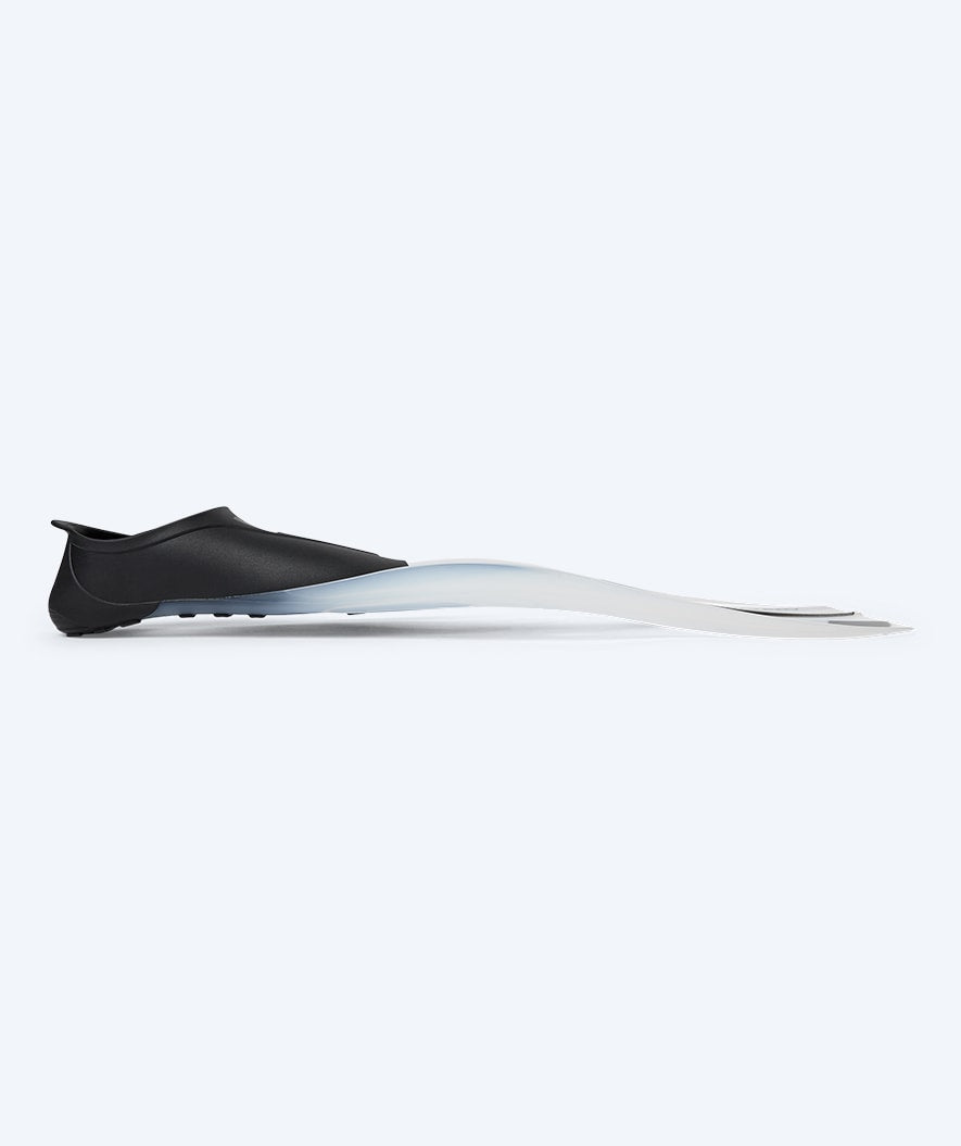 Watery diving fins for juniors/adults (33-46) - Breeve Longtail - Black/White