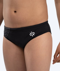 Watery triangular swim trunks for boys - Budgie Eco - Black Sporty