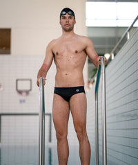 Watery triangular swim trunks for men - Budgie Eco - Black