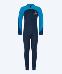 Watery UV wetsuit for kids - Calypso Full-Body - Blue/dark blue