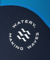 Watery UV wetsuit for kids - Calypso Full-Body - Blue/dark blue
