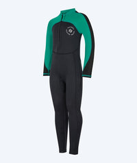 Watery UV wetsuit for kids - Calypso Full-Body - Green/black
