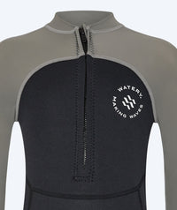 Watery UV wetsuit for kids - Calypso Full-Body - Grey/black