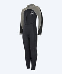 Watery UV wetsuit for kids - Calypso Full-Body - Grey/black