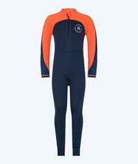 Watery UV wetsuit for kids - Calypso Full-Body - Orange/blue
