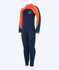 Watery UV wetsuit for kids - Calypso Full-Body - Orange/blue