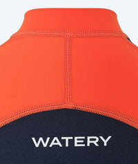 Watery UV wetsuit for kids - Calypso Full-Body - Orange/blue