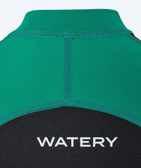 Watery UV wetsuit for kids - Calypso Long Sleeved - Green/black