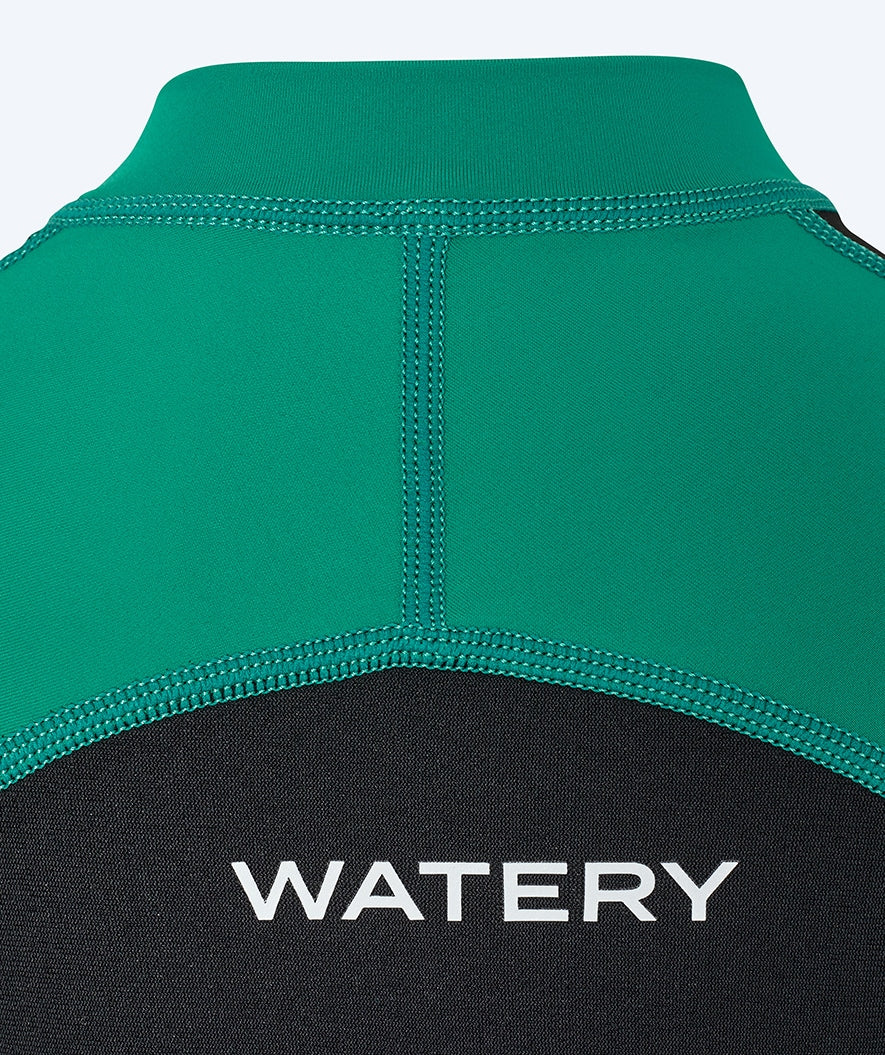 Watery UV wetsuit for kids - Calypso Long Sleeved - Green/black