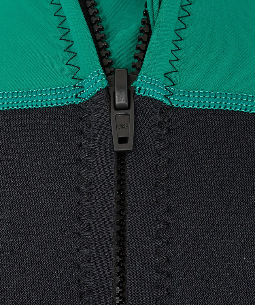 Watery UV wetsuit for kids - Calypso Long Sleeved - Green/black