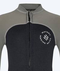 Watery UV wetsuit for kids - Calypso Long Sleeved - Grey/black