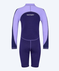 Watery UV wetsuit for kids - Calypso Long Sleeved - Purple