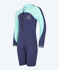 Watery UV wetsuit for kids - Calypso Long Sleeved - Atlantic Turquoise