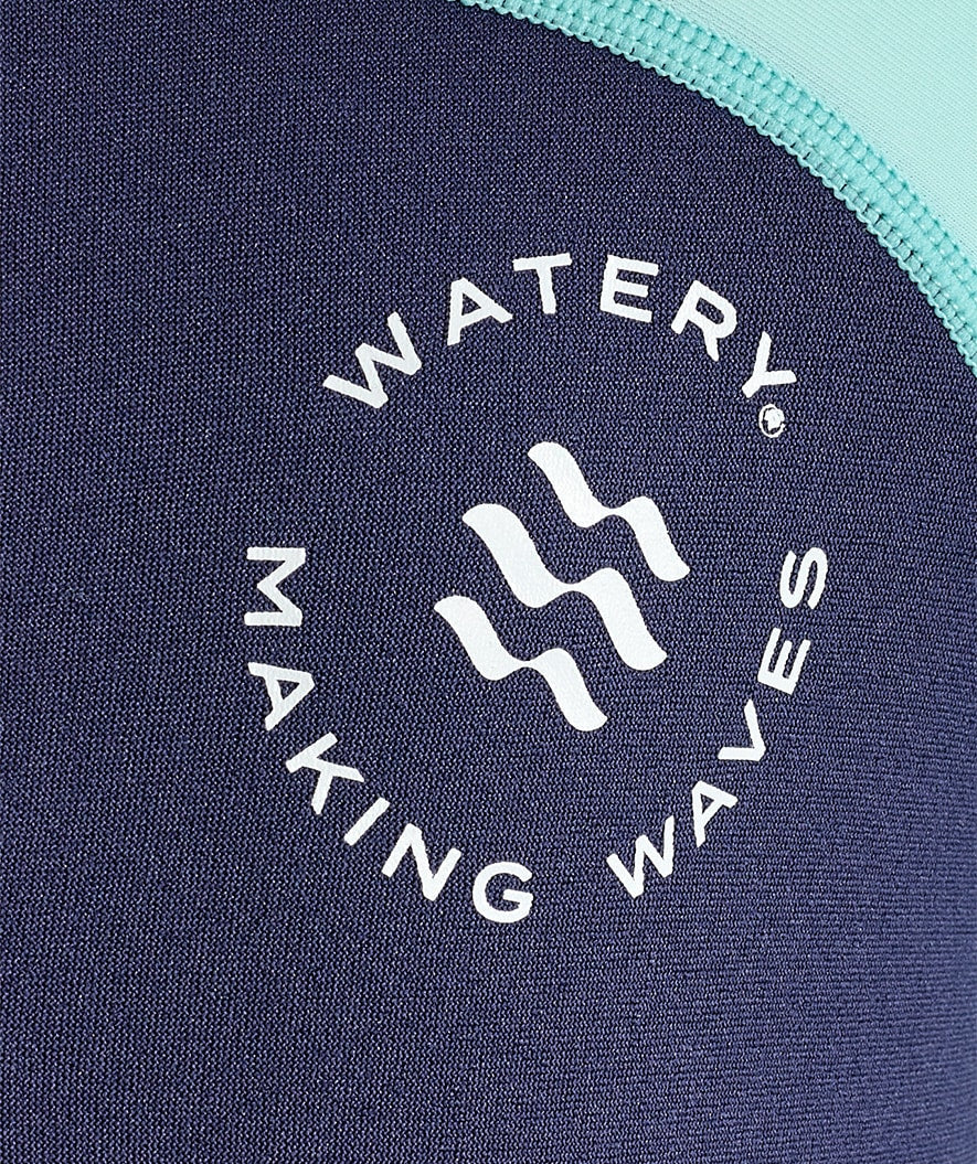 Watery UV wetsuit for kids - Calypso Long Sleeved - Atlantic Turquoise