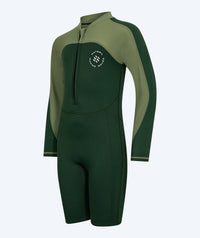 Watery UV wetsuit for kids - Calypso Long Sleeved - Green/light green