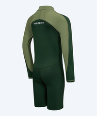 Watery UV wetsuit for kids - Calypso Long Sleeved - Green/light green