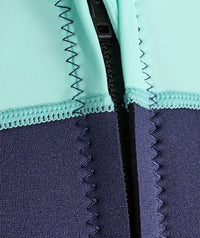 Watery UV wetsuit for kids - Calypso Shorty - Atlantic Turquoise
