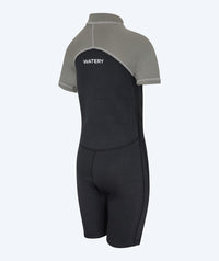 Watery UV wetsuit for kids - Calypso Shorty - Grey/black