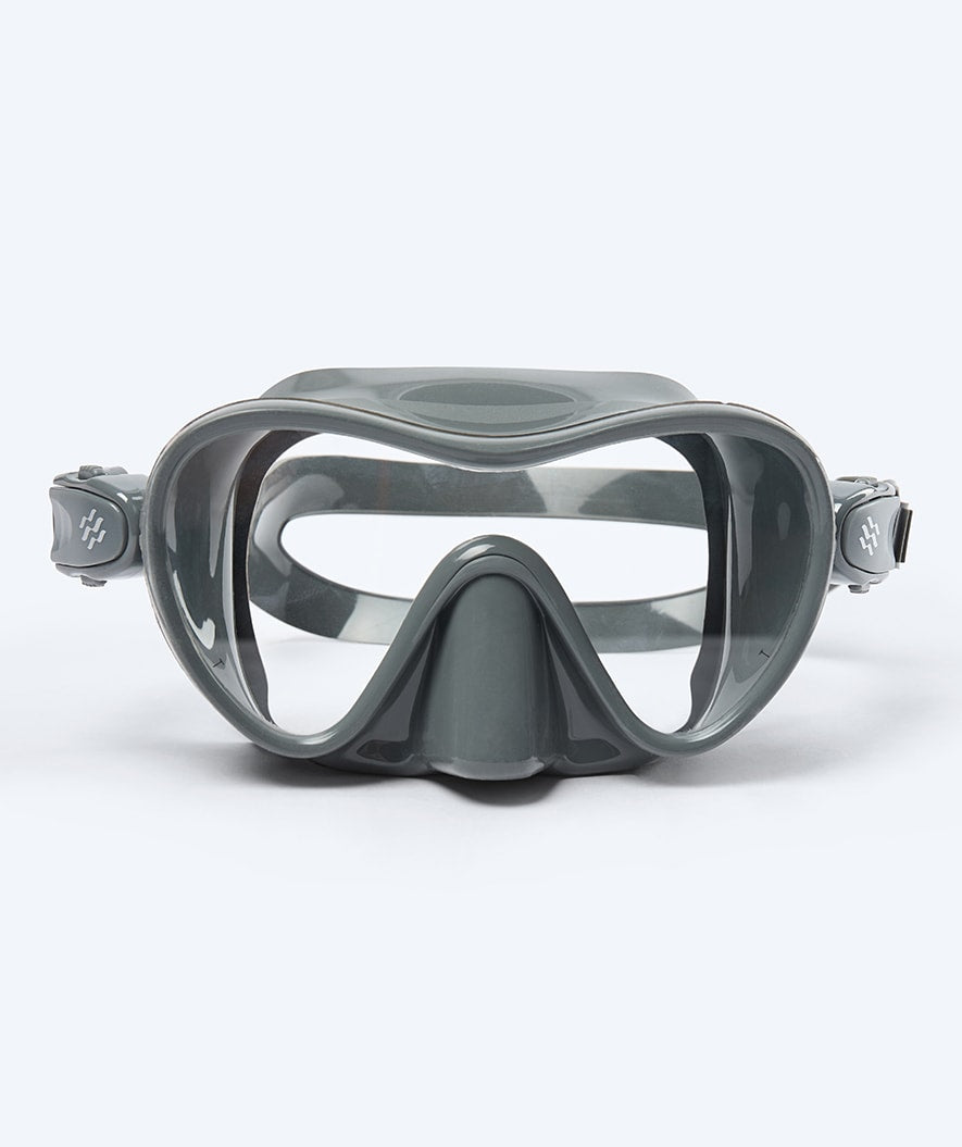 Watery snorkel set for adults - Fisher/Cliff - Blue/gray