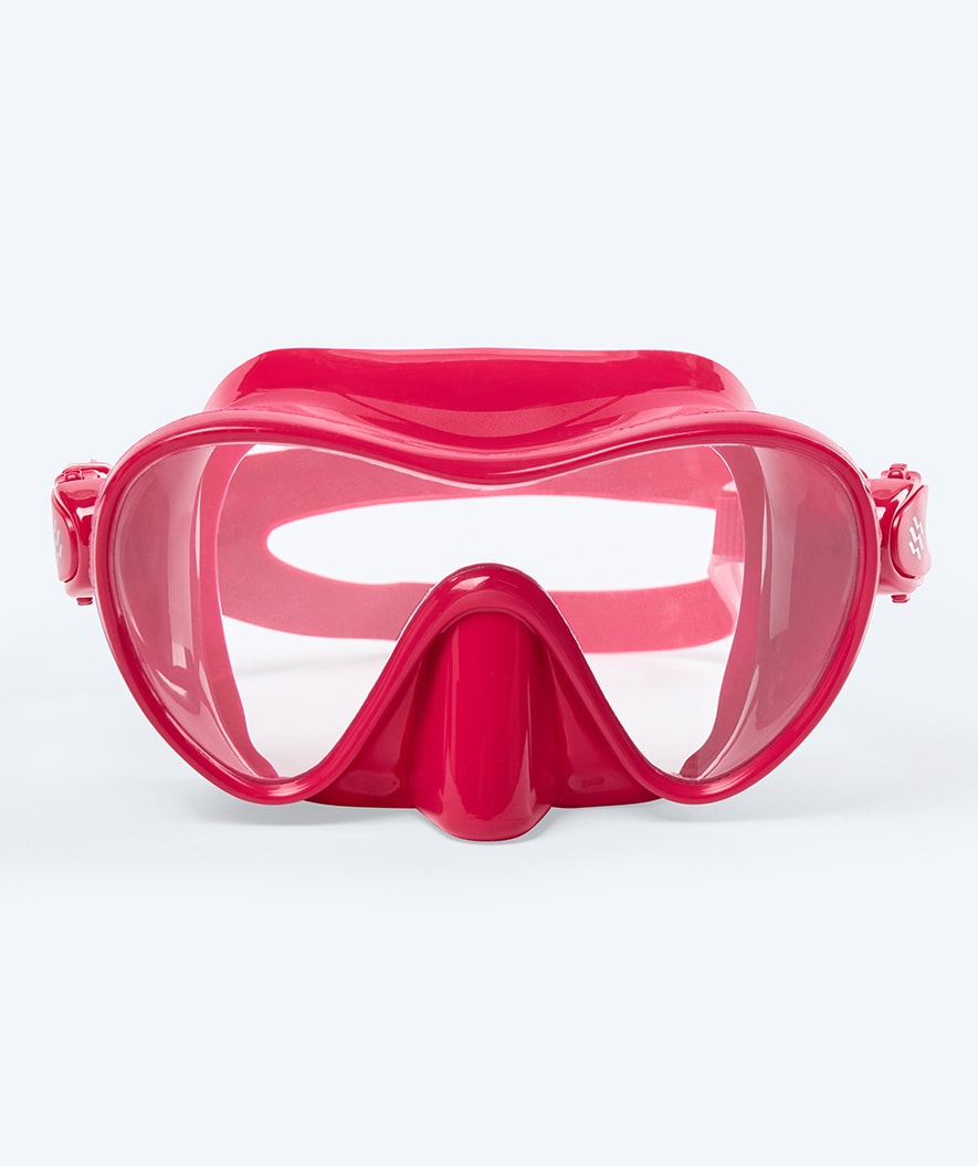 Watery snorkel set for adults - Fisher/Cliff - Pink/red