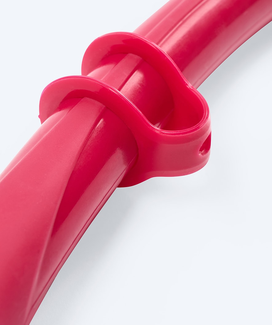 Watery snorkel for kids (4-12) - Cliff - Dark red