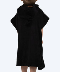 Watery bathing poncho for kids - Cotton - Black