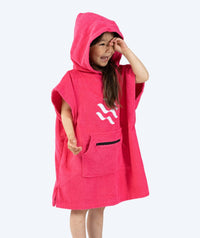 Watery bathing poncho for kids - Cotton - Pink