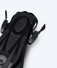 Watery diving fins for adults - Delmere - Black