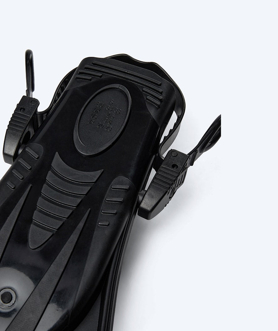 Watery diving fins for adults - Delmere - Black