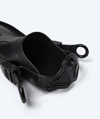 Watery diving fins for adults - Delmere - Black