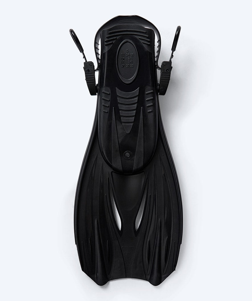 Watery diving fins for adults - Delmere - Black