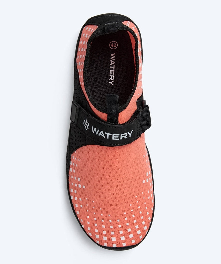 Watery swim shoes for adults - Devera - Coral