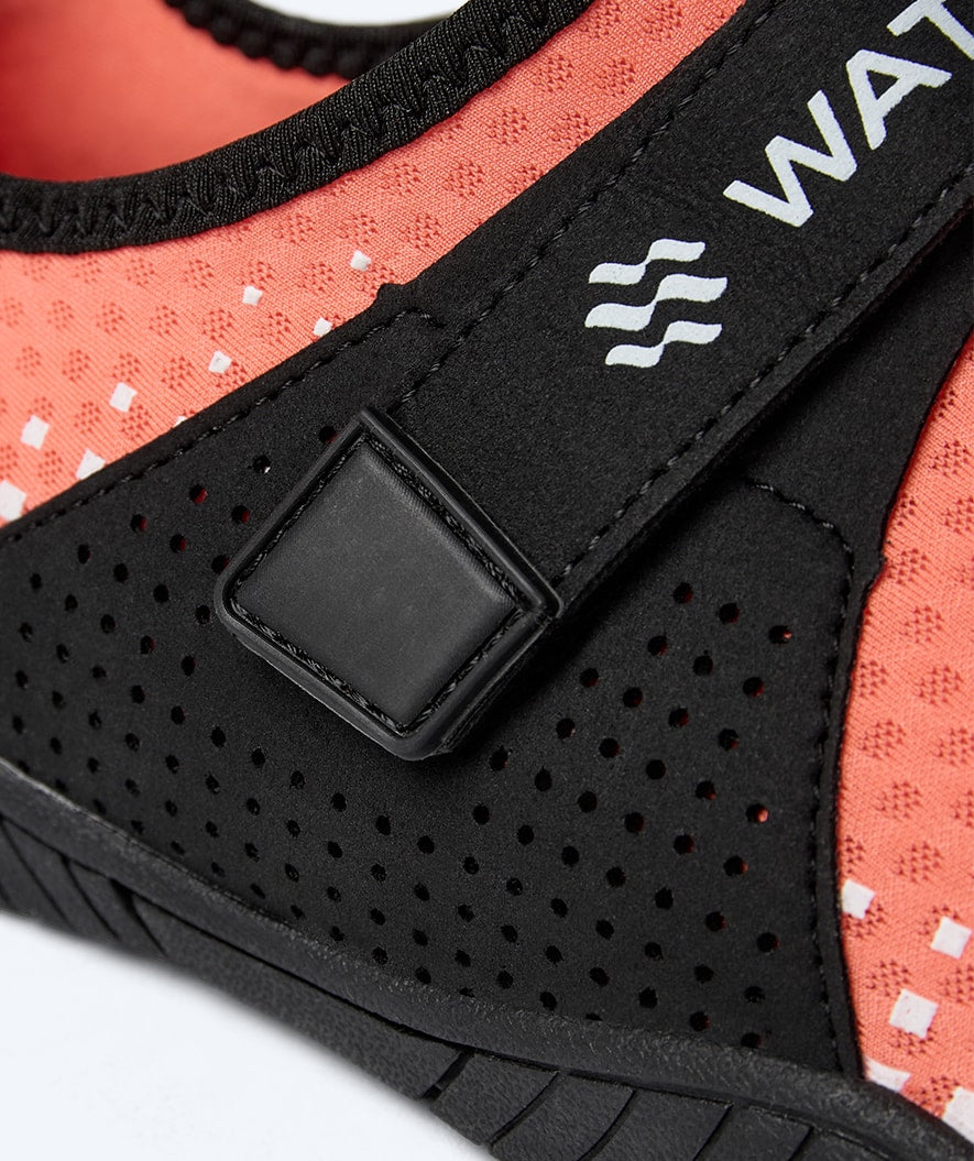 Watery swim shoes for adults - Devera - Coral