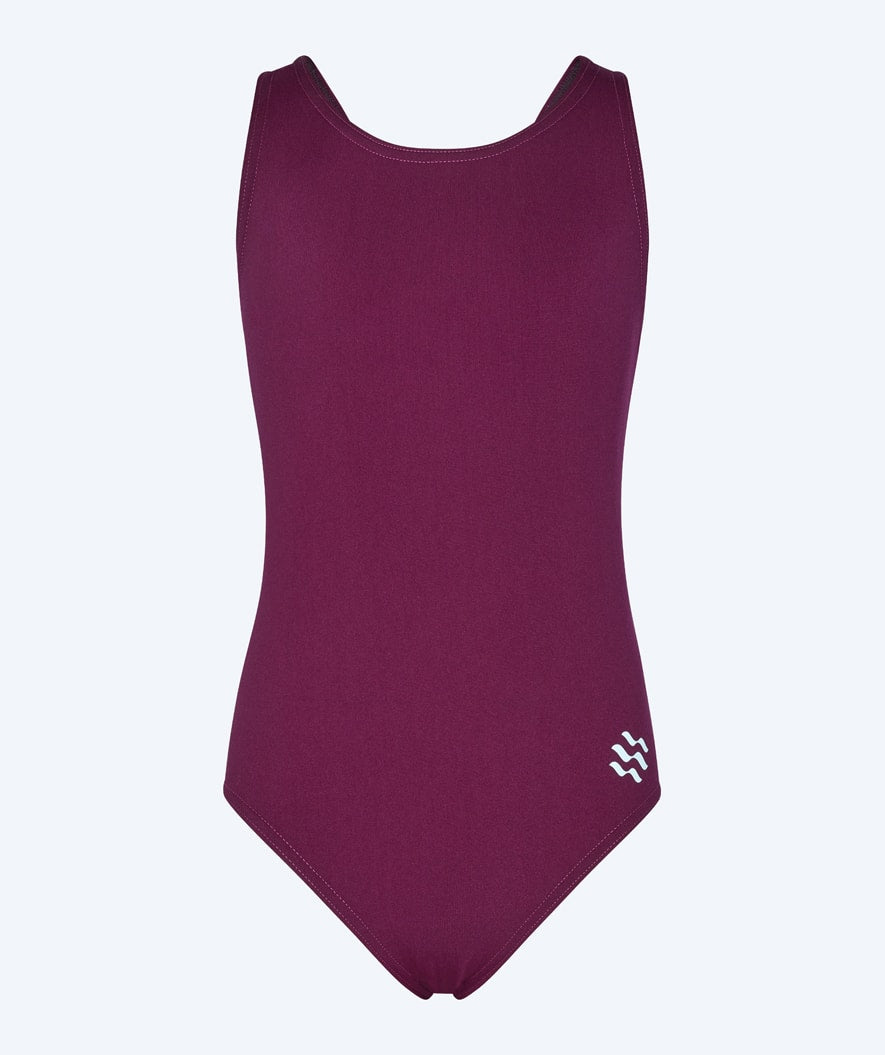 Watery swimsuit for girls - Eco Poolparty - Ruby Red