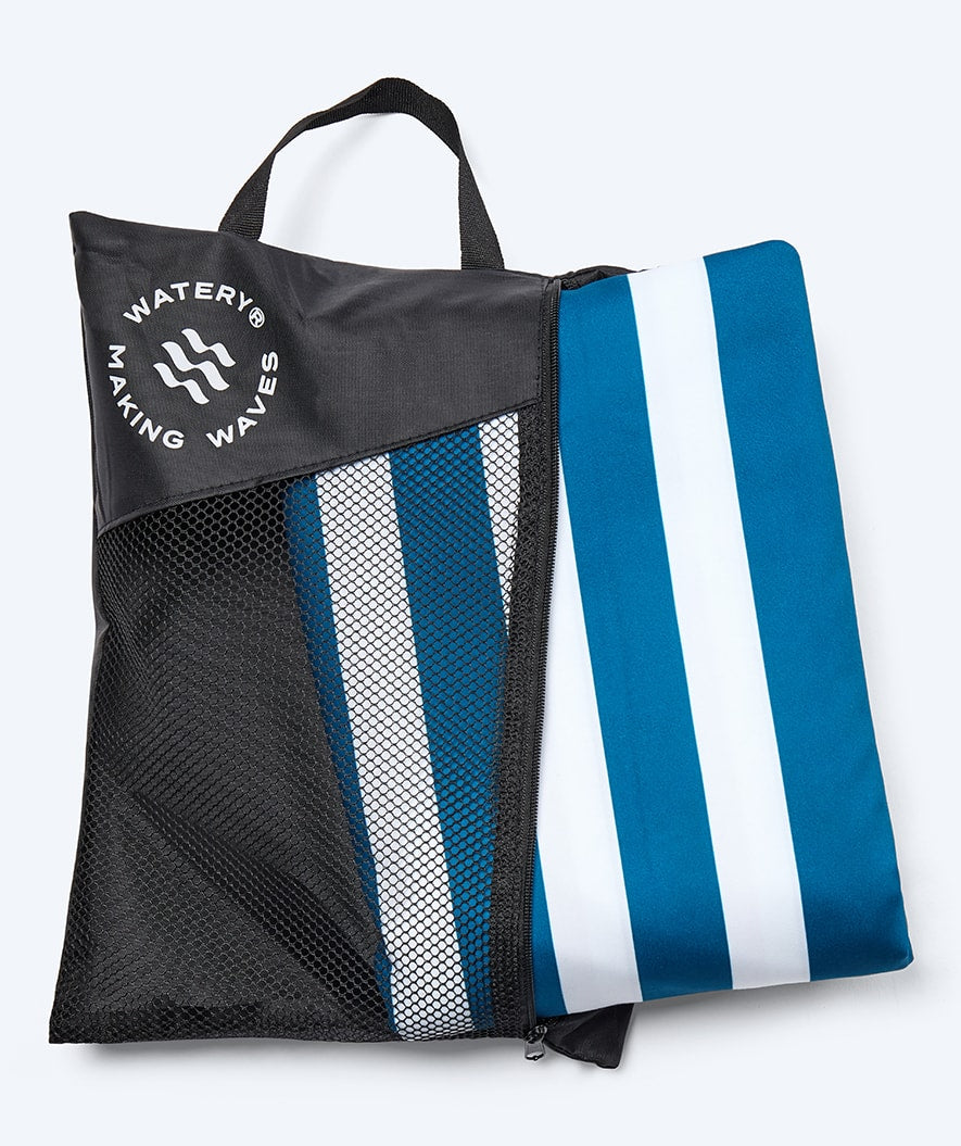 Watery microfiber towel - Eco Nebraska Family - Dark blue