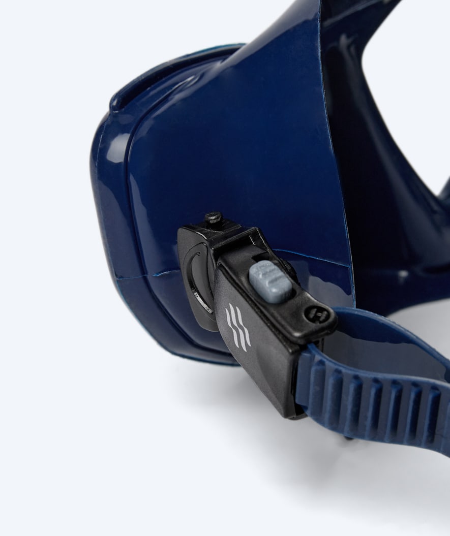 Watery snorkel set for adults (from 15 years) - Fenton/Rilian - Dark blue/black