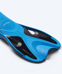 Watery short swim fins - Fisher - Blue/black