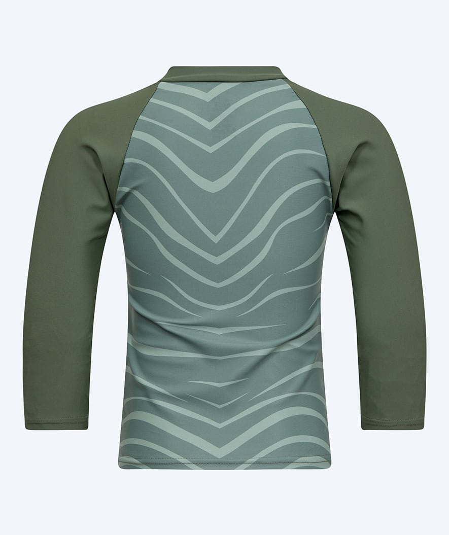 Watery UV-shirt for kids - Fjord Long Sleeve Rashguard - Green