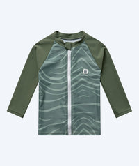 Watery UV-shirt for kids - Fjord Long Sleeve Rashguard - Green