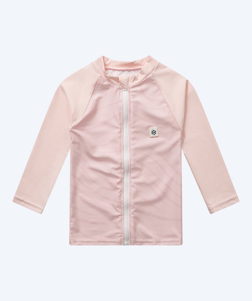 Watery UV-shirt for kids - Fjord Long Sleeve Rashguard - Pink