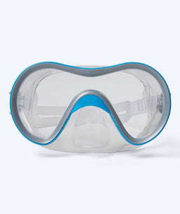 Watery diving mask for junior (8-15) - Gobie - Blue/clear