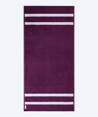 Watery beach towel - Heat Swim Cotton - Hydra Purple
