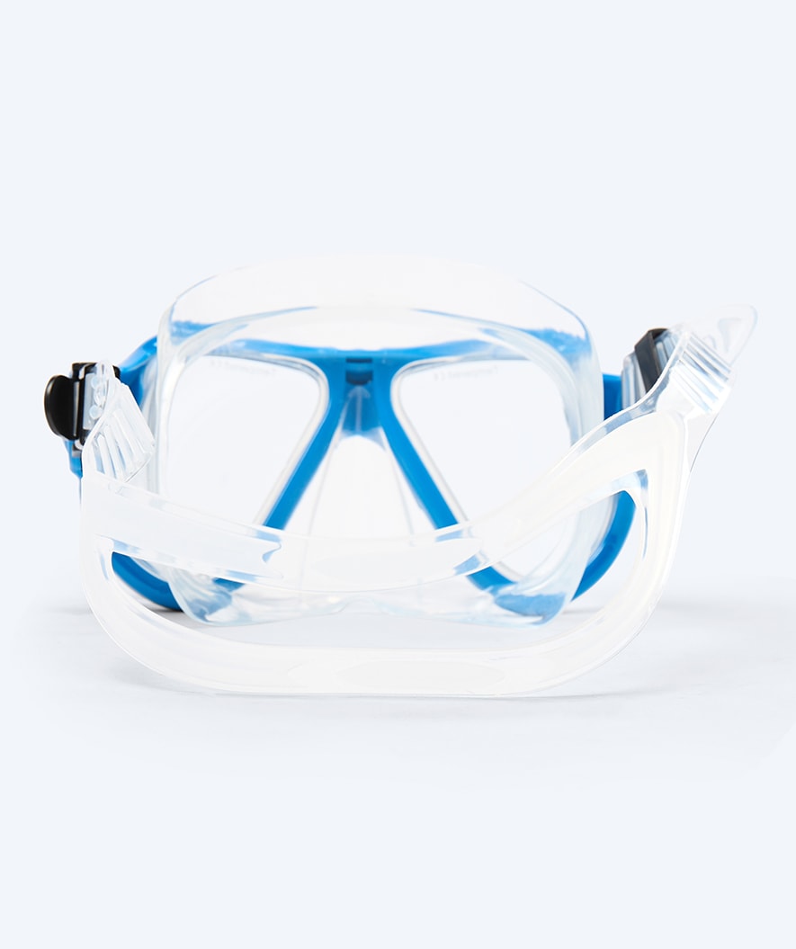 Watery Combo snorkel set for adults - Hudson Semi-Dry - Blue