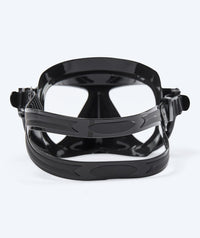 Watery Combo snorkel set for adults - Hudson Semi-Dry - Black