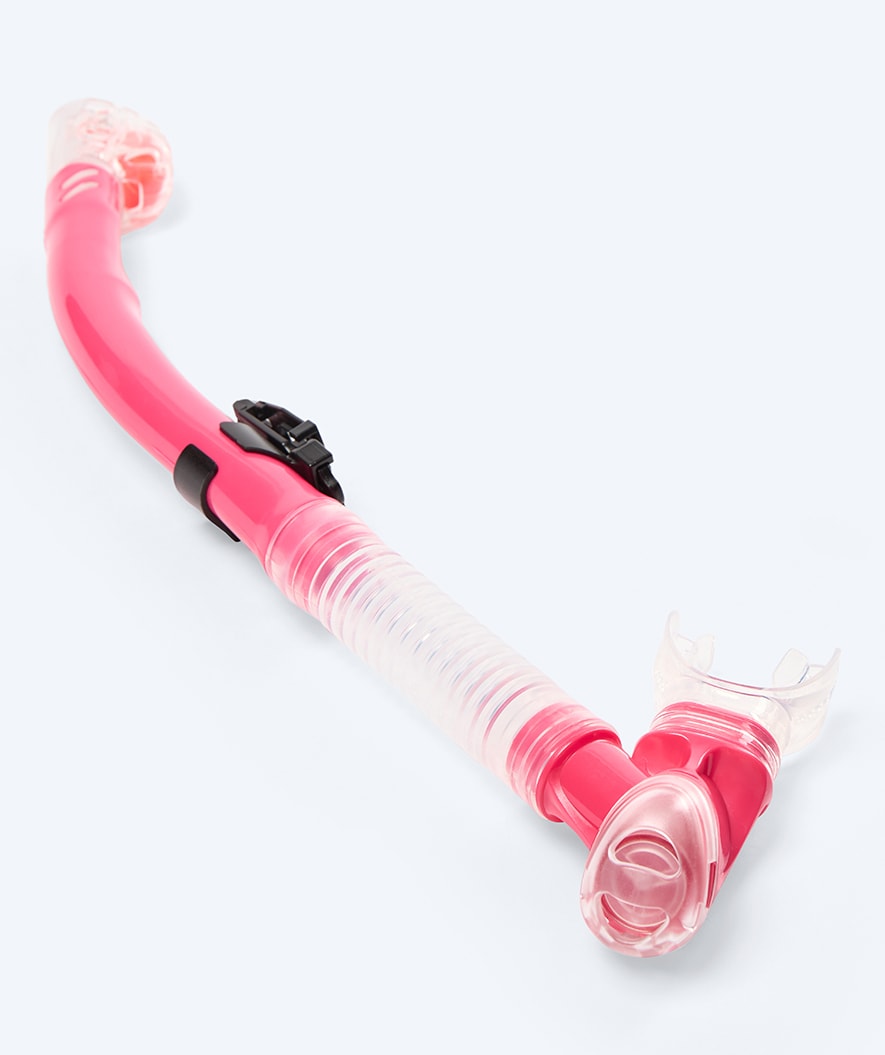 Watery full-dry snorkel for adults - Hudson - Red/pink