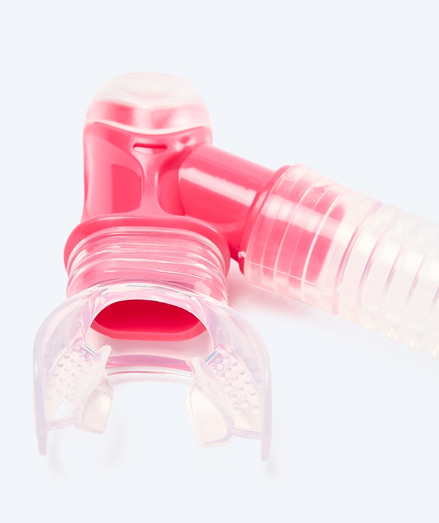 Watery full-dry snorkel for adults - Hudson - Red/pink